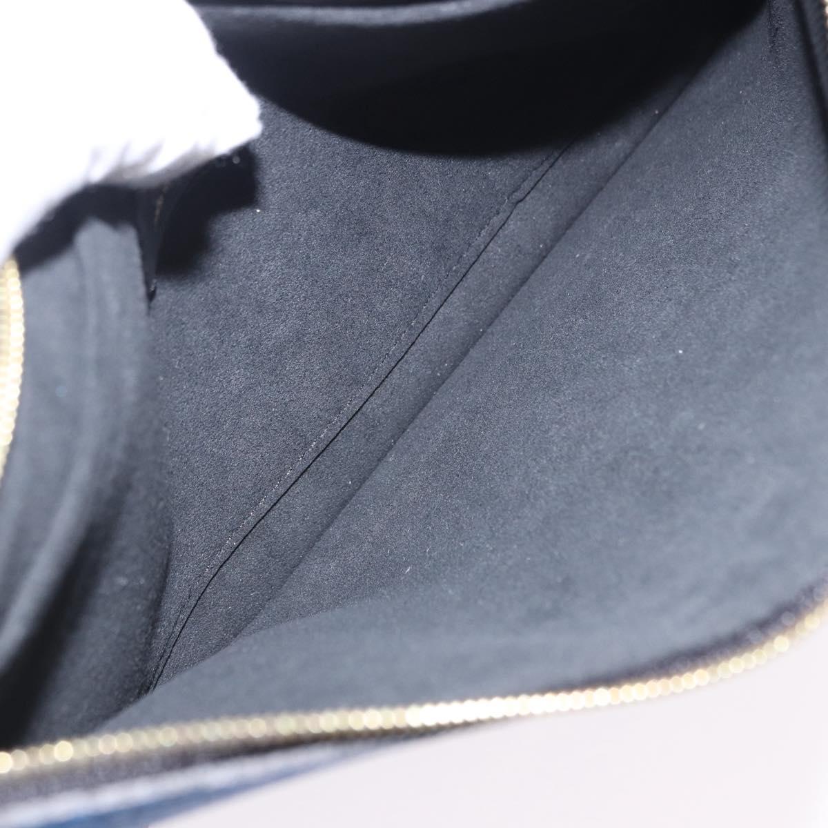 LOUIS VUITTON Monogram Game On Neverfull MM Tote Bag Black M57483 Auth SW2669SM