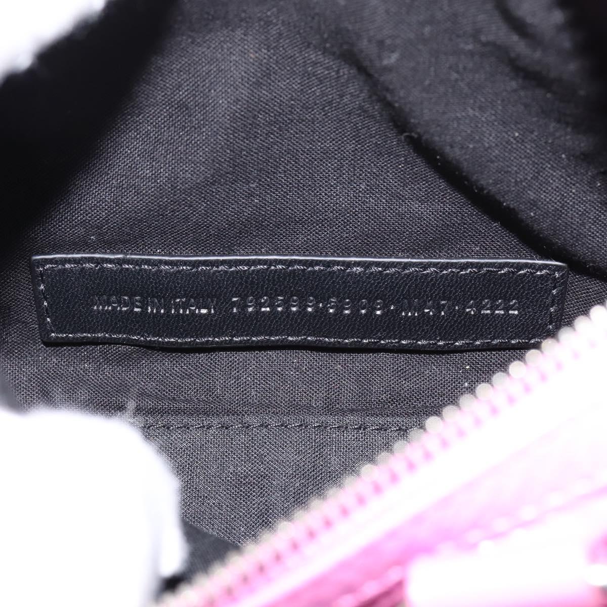 BALENCIAGA Le Cagole Nano Duffel Bag Leather 2way Pink 792599 Auth SW2670SAM