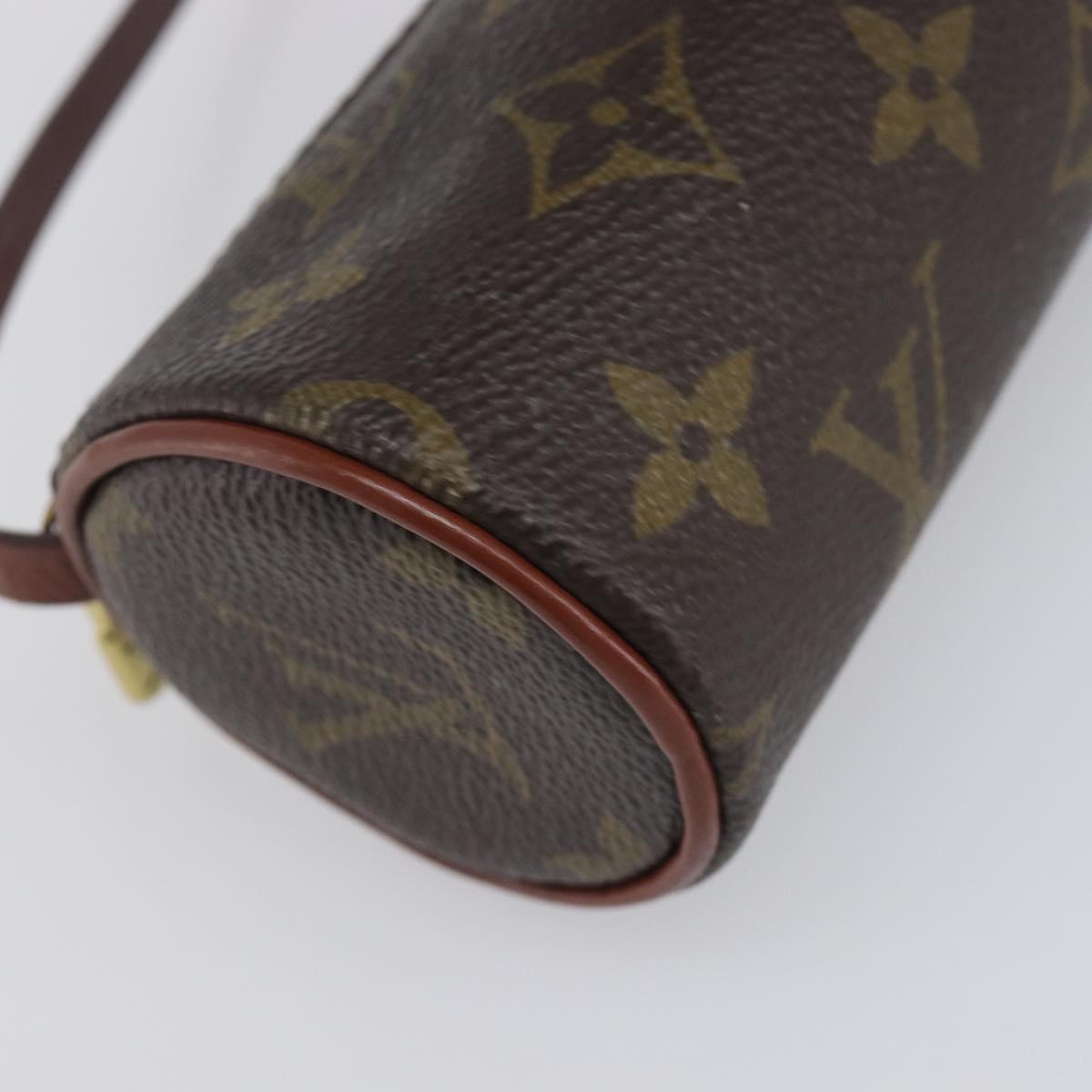 LOUIS VUITTON Monogram Papillon Pouch LV Auth SW2680