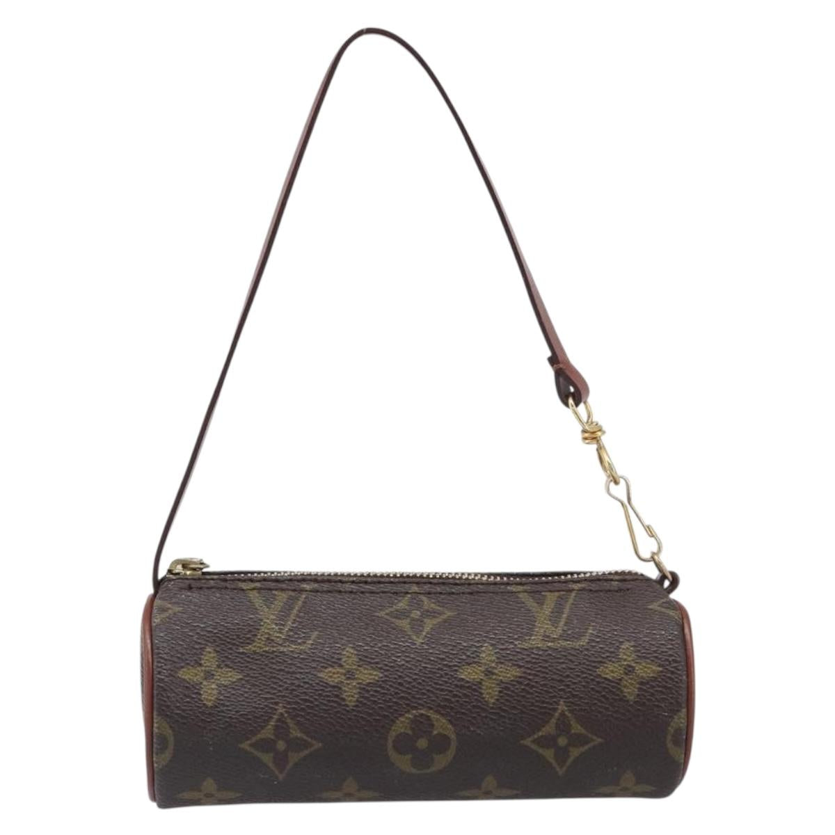 LOUIS VUITTON Monogram Papillon Pouch LV Auth SW2680