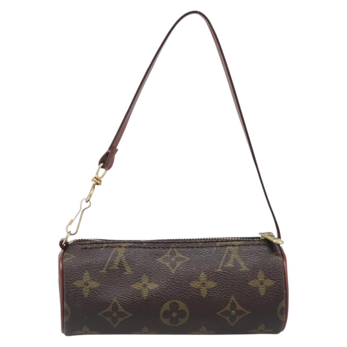 LOUIS VUITTON Monogram Papillon Pouch LV Auth SW2680