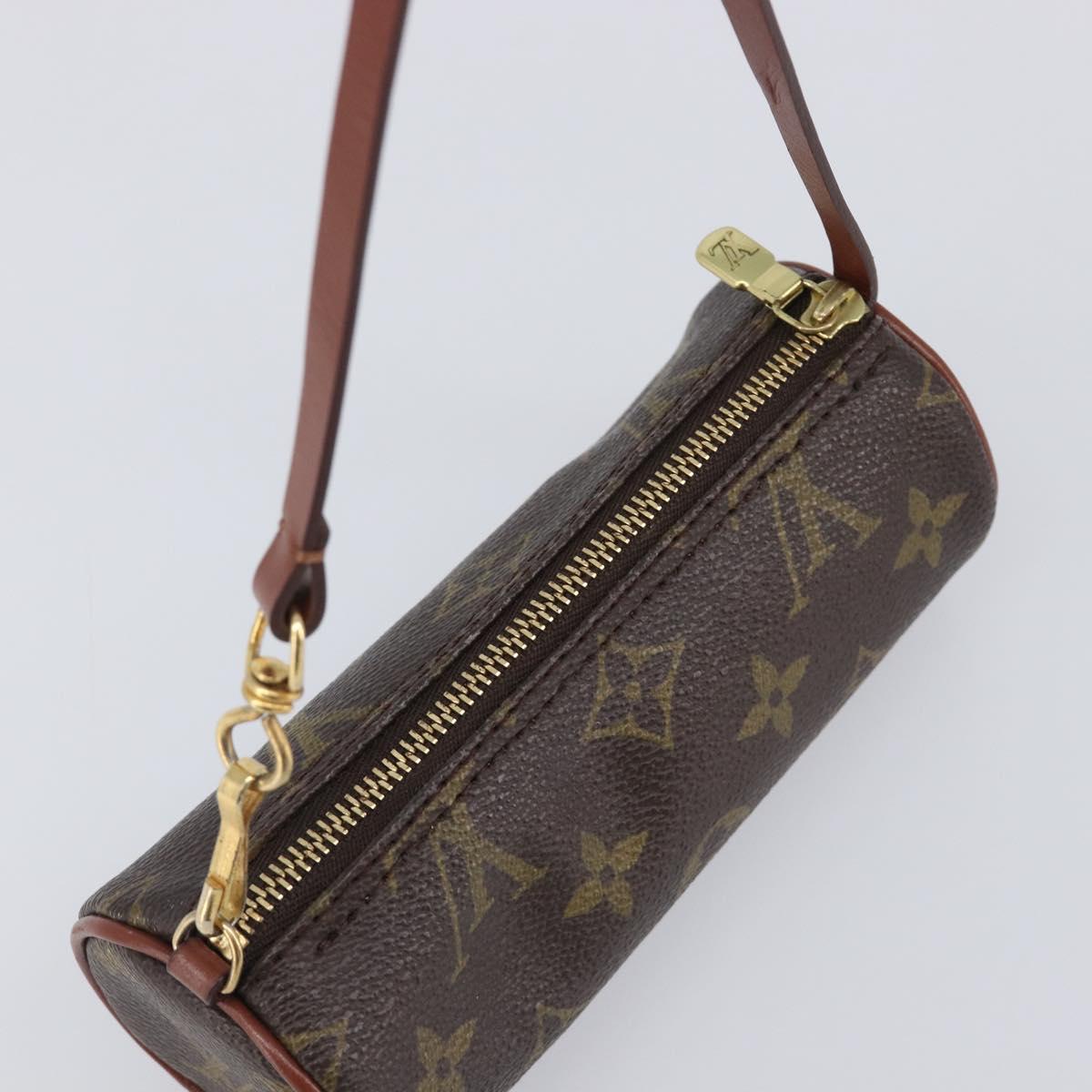 LOUIS VUITTON Monogram Papillon Pouch LV Auth SW2680