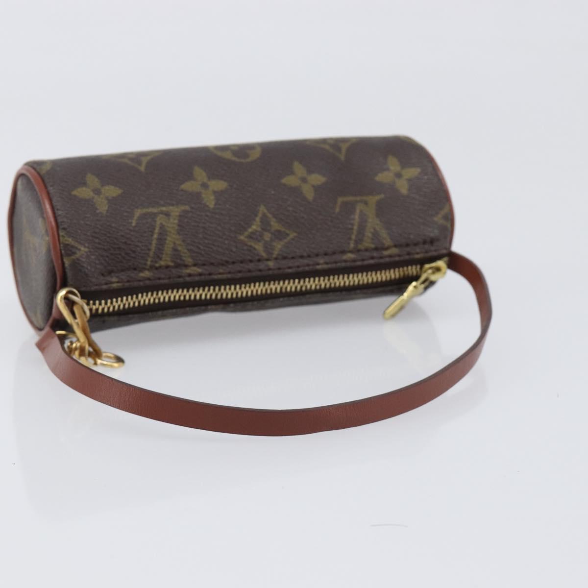 LOUIS VUITTON Monogram Papillon Pouch LV Auth SW2680