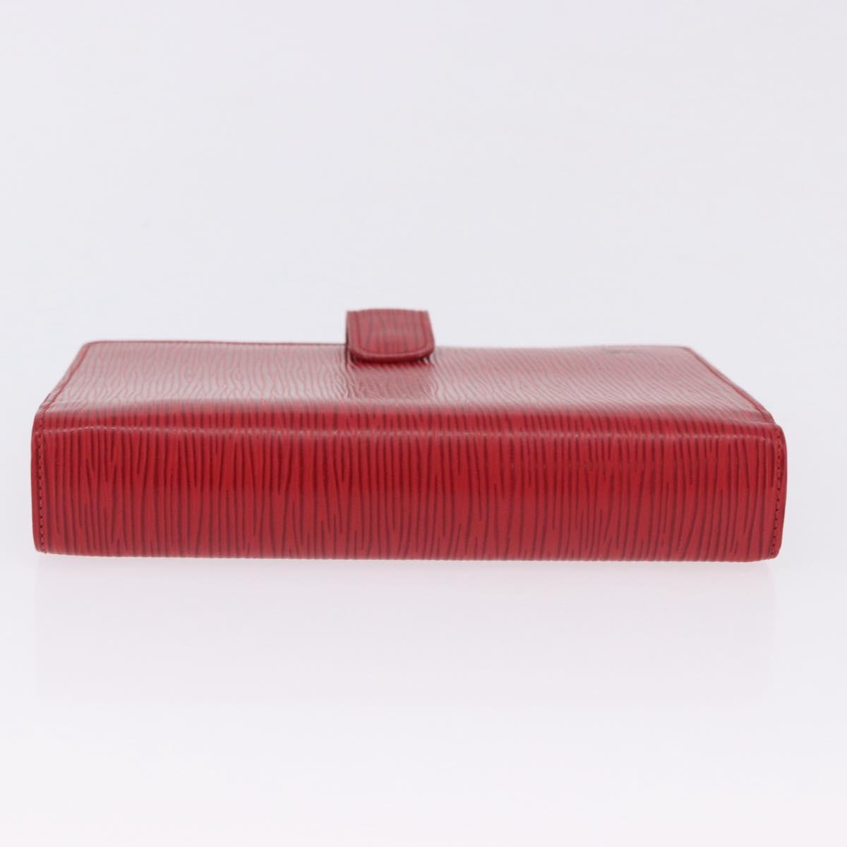 LOUIS VUITTON Epi Agenda MM Day Planner Cover Red R20047 LV Auth SW2682