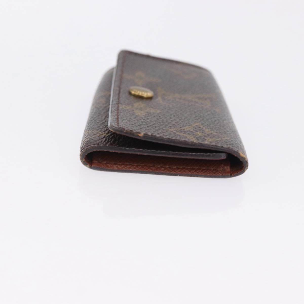 LOUIS VUITTON Monogram Key Case Card Case 3 Set LV Auth SW2685