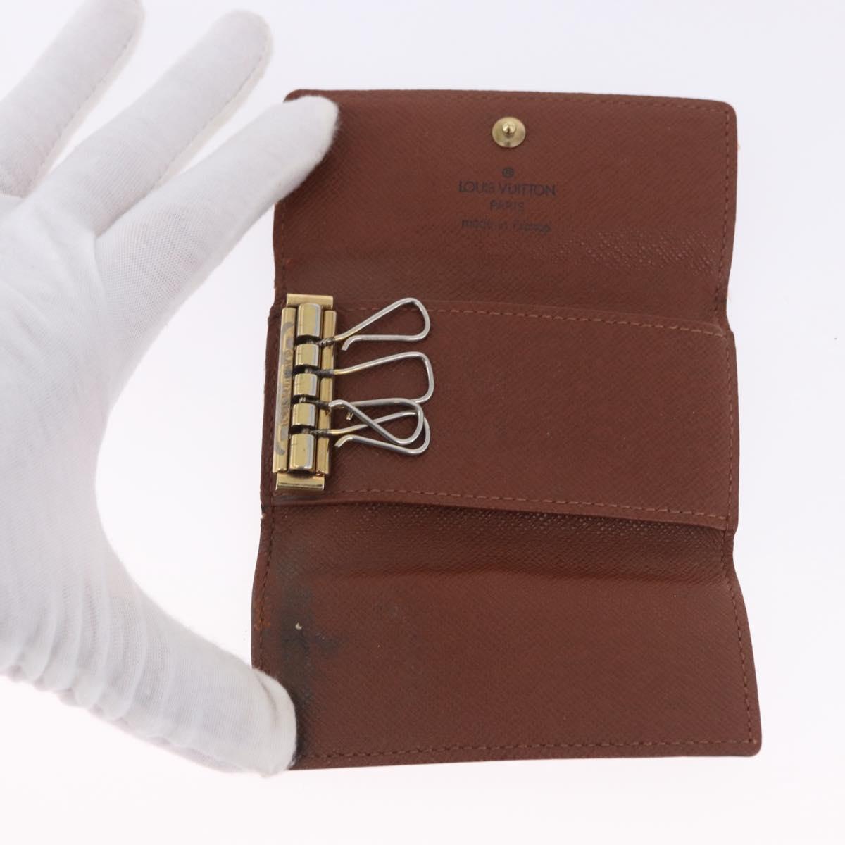 LOUIS VUITTON Monogram Key Case Card Case 3 Set LV Auth SW2685