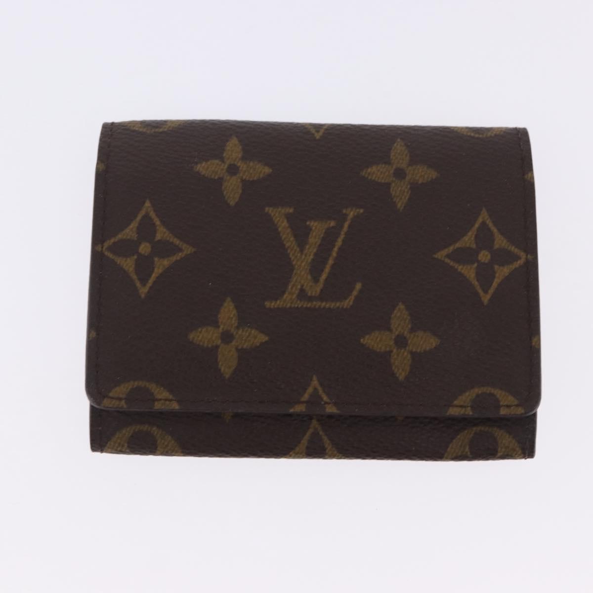 LOUIS VUITTON Monogram Key Case Card Case 3 Set LV Auth SW2685