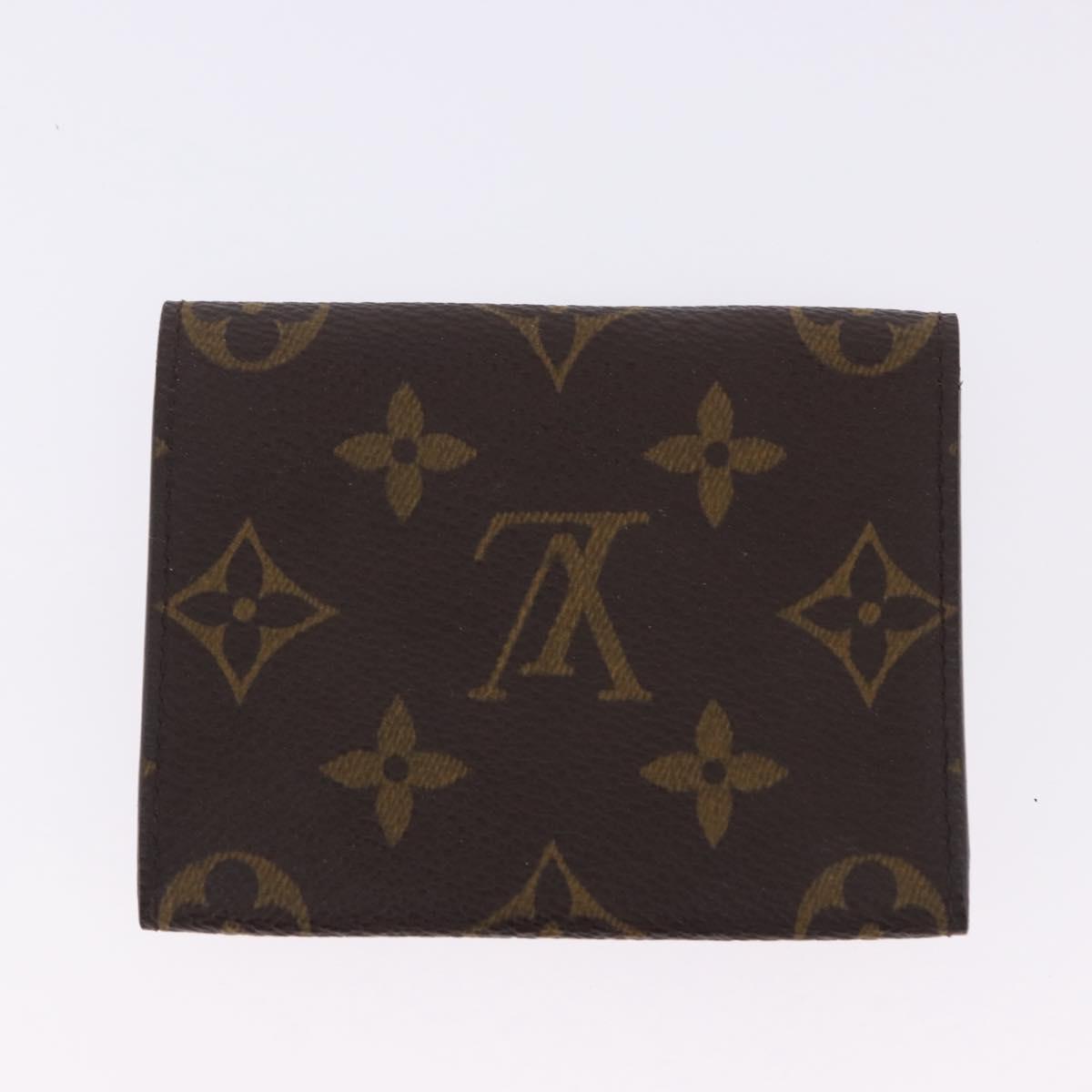 LOUIS VUITTON Monogram Key Case Card Case 3 Set LV Auth SW2685