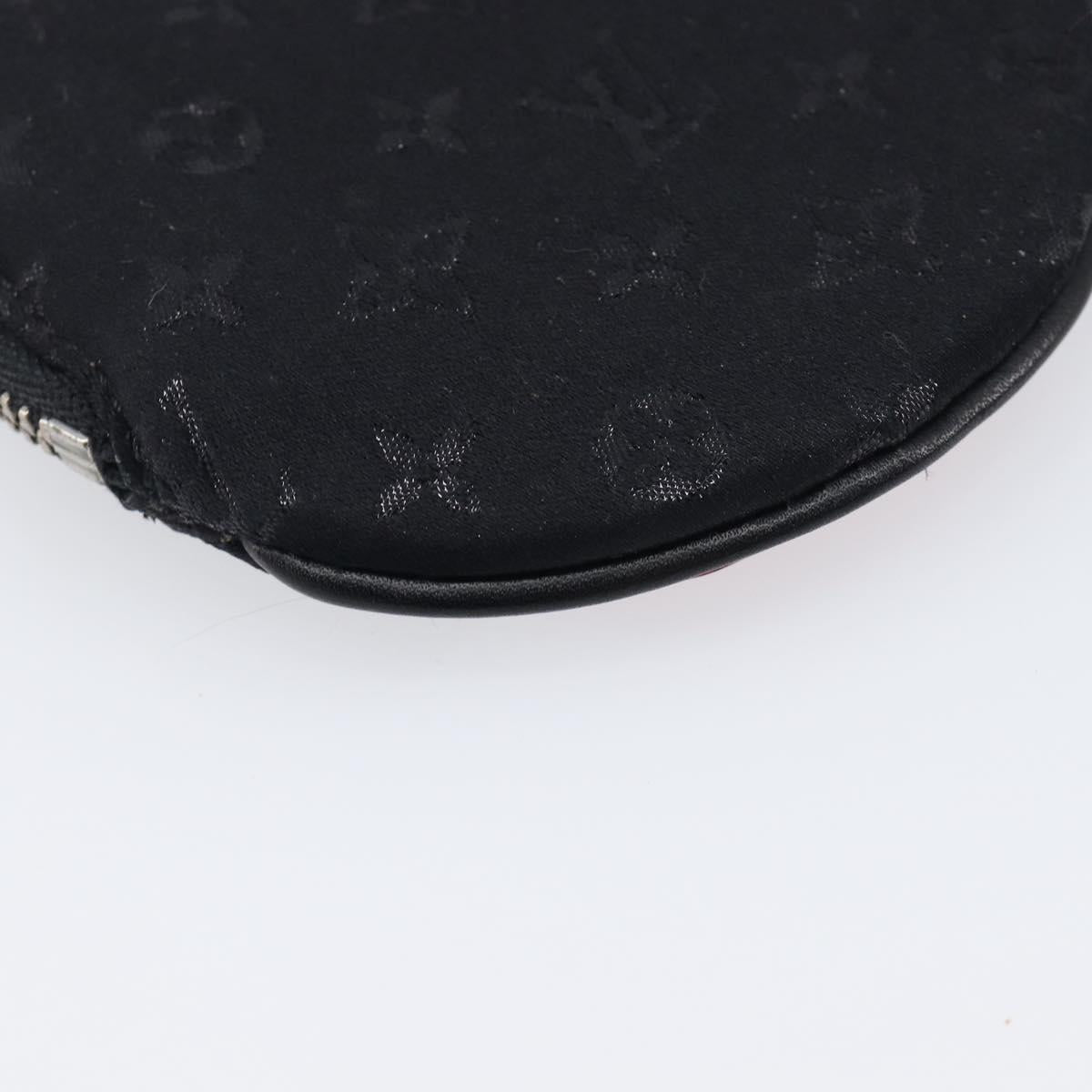 LOUIS VUITTON Monogram Satin Comte de Fée Porte Monnaie Ron M92272 Auth SW2689