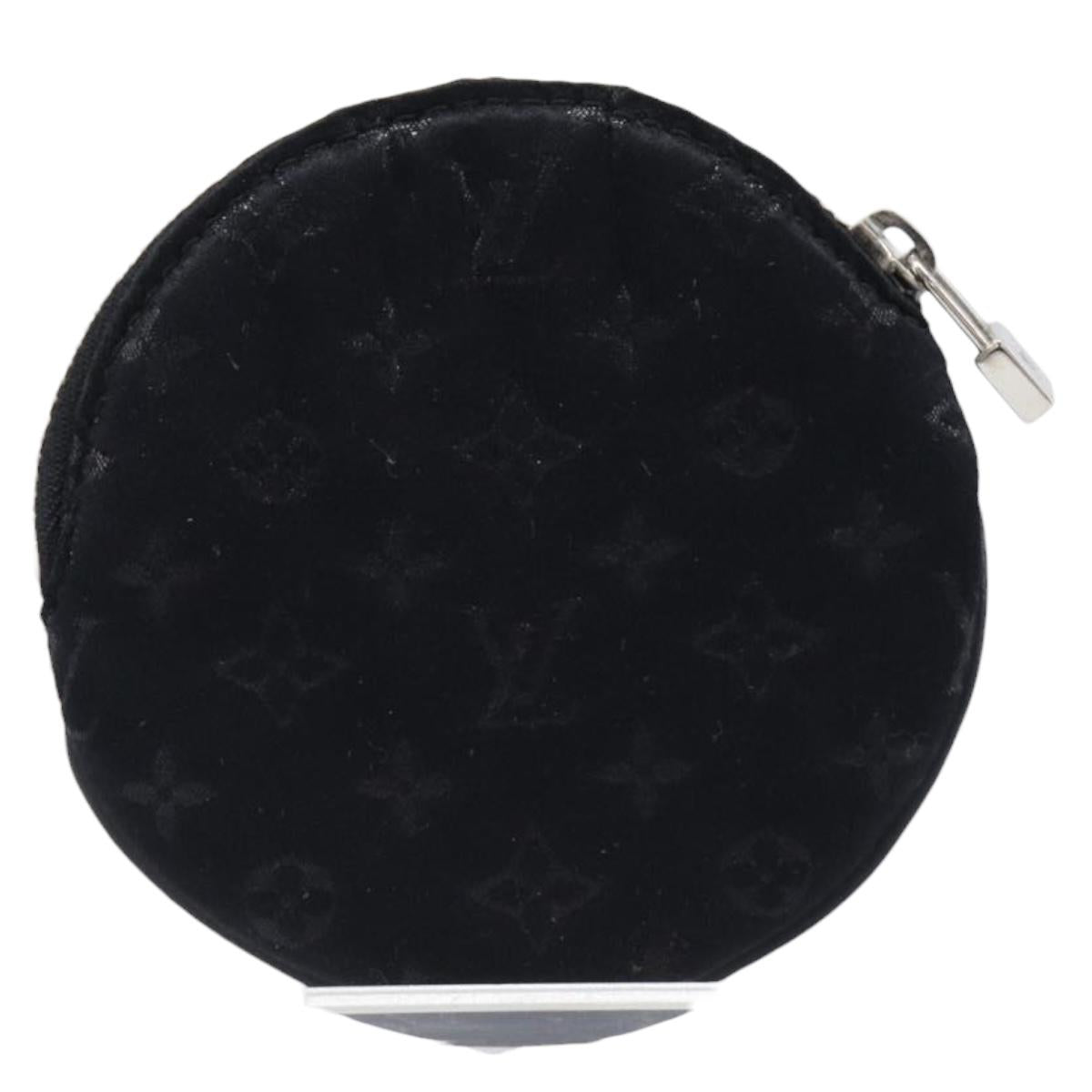 LOUIS VUITTON Monogram Satin Comte de Fée Porte Monnaie Ron M92272 Auth SW2689