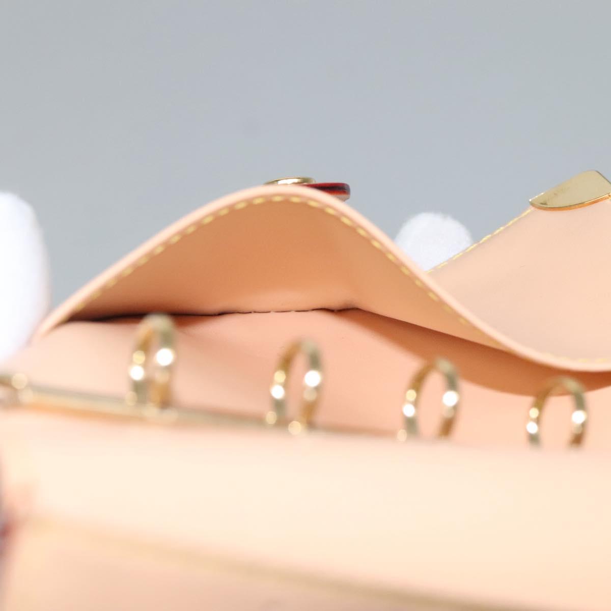 LOUIS VUITTON Multicolor Agenda PM Day Planner Cover White R21074 LV Auth sw275V