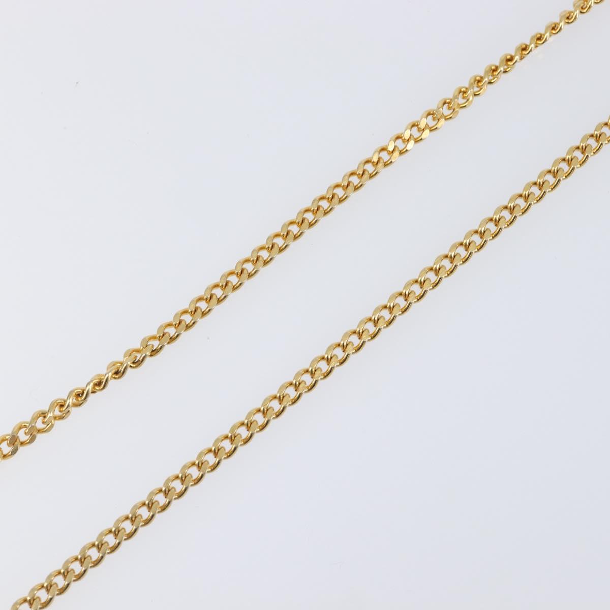 Christian Dior Necklace metal Gold Tone Auth SW2801