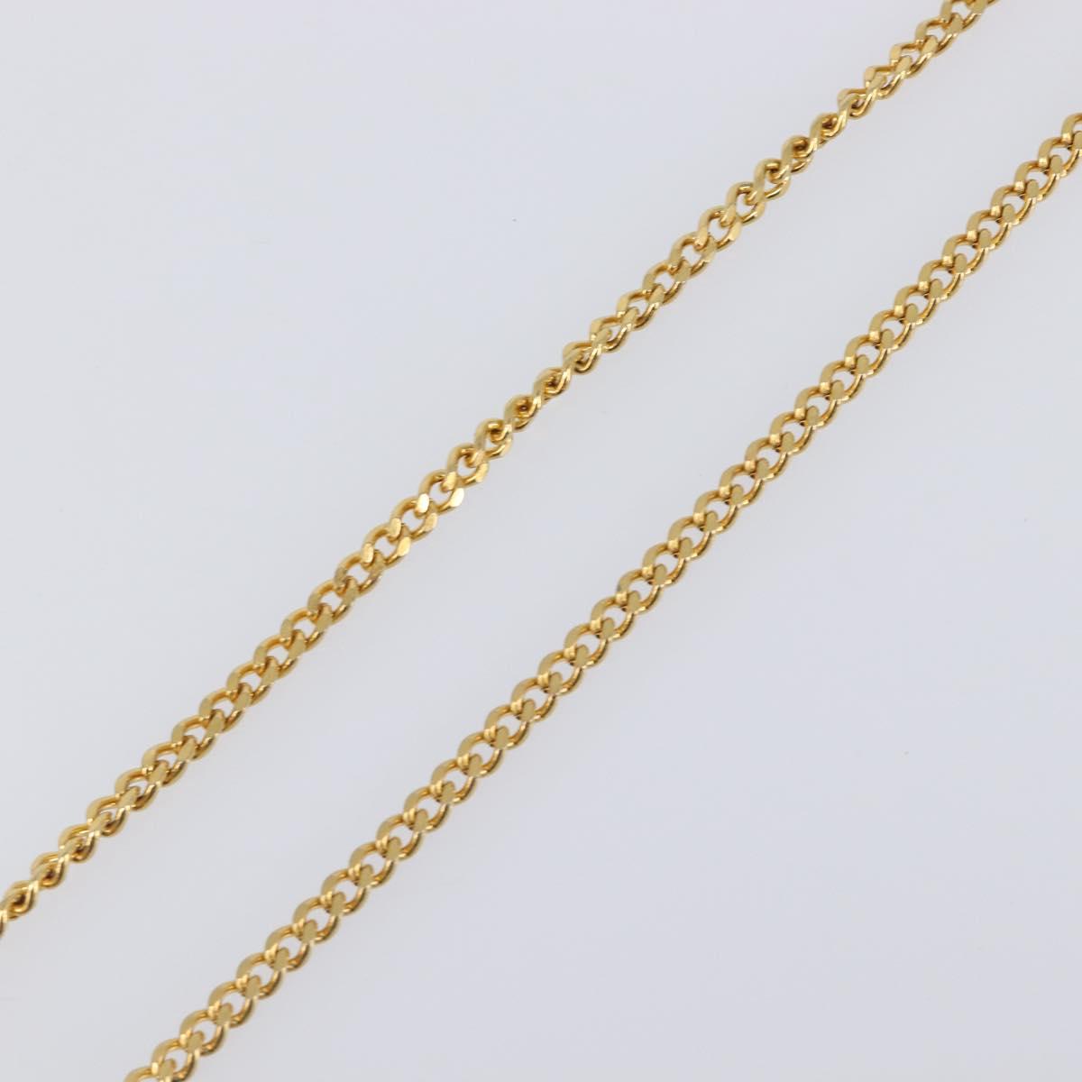 Christian Dior Necklace metal Gold Tone Auth SW2801