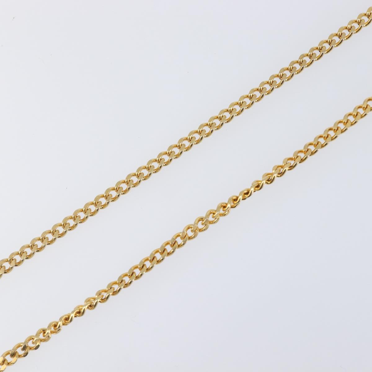 Christian Dior Necklace metal Gold Tone Auth SW2801