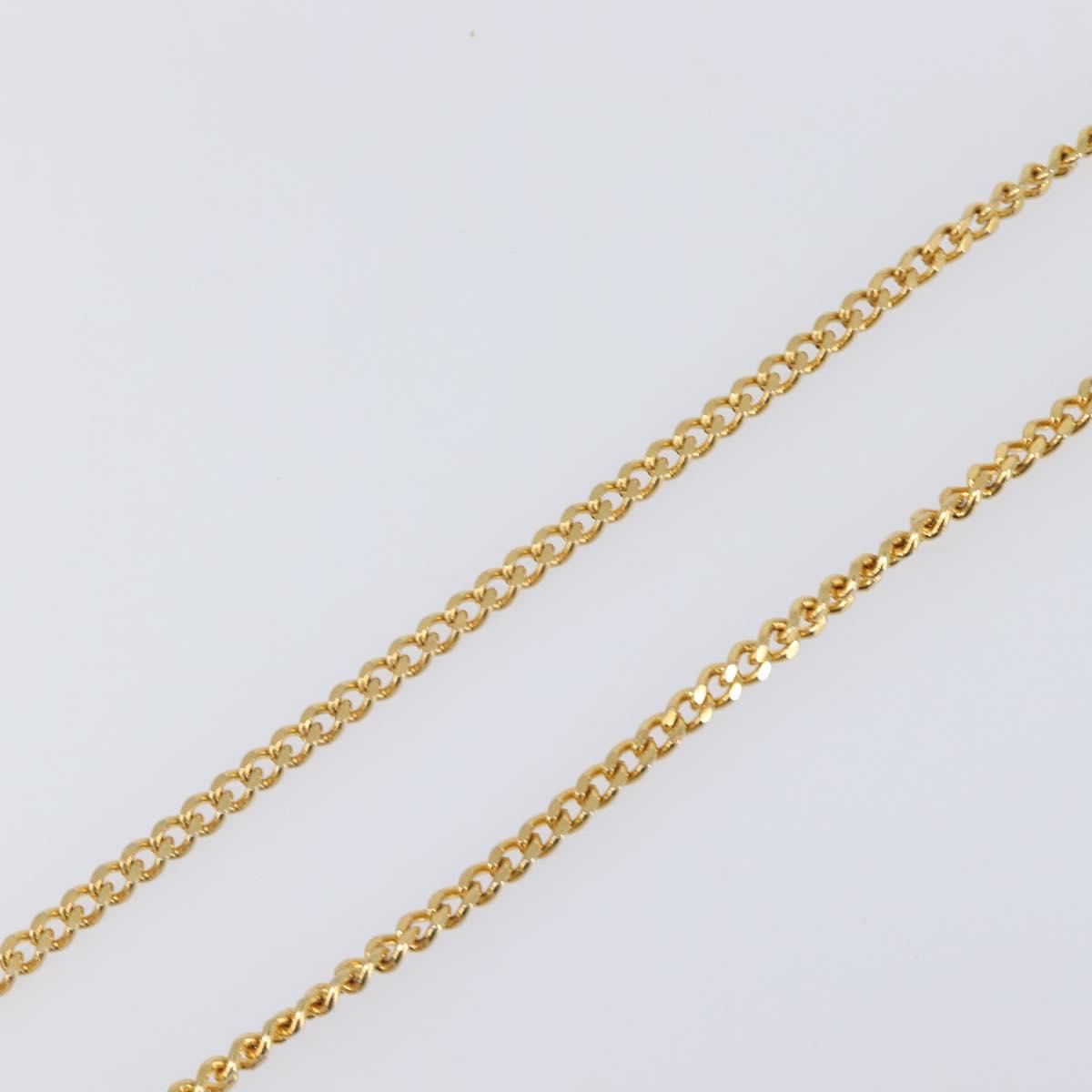Christian Dior Necklace metal Gold Tone Auth SW2801
