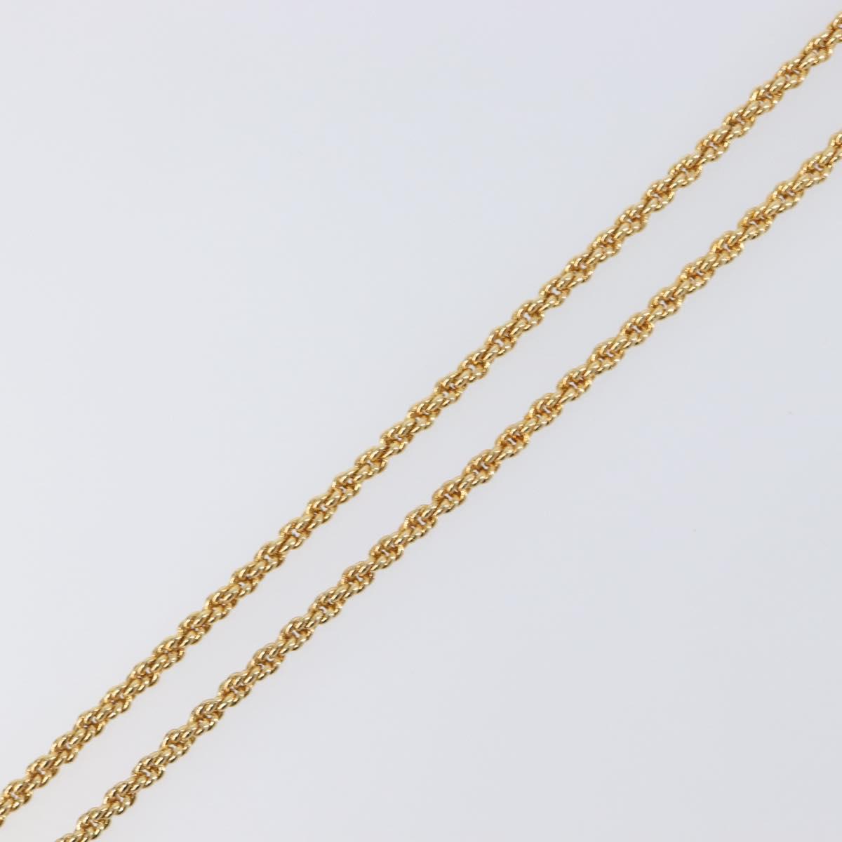 Christian Dior Necklace metal Gold Auth SW2802
