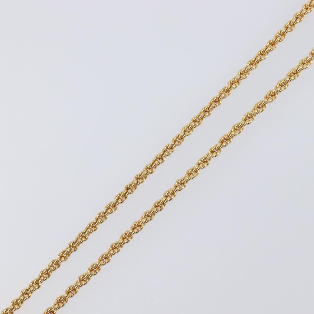 Christian Dior Necklace metal Gold Auth SW2802