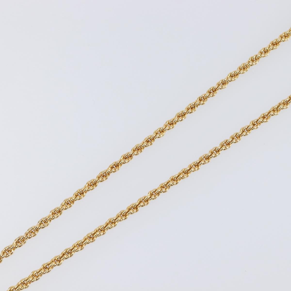 Christian Dior Necklace metal Gold Auth SW2802