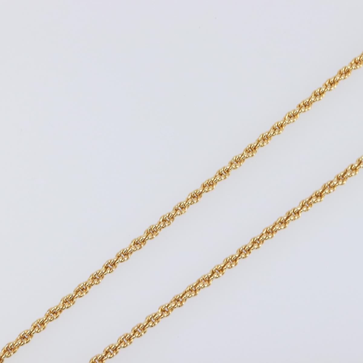 Christian Dior Necklace metal Gold Auth SW2802