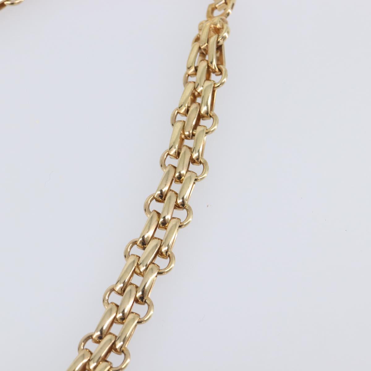 Christian Dior Necklace metal Gold Tone Auth SW2803
