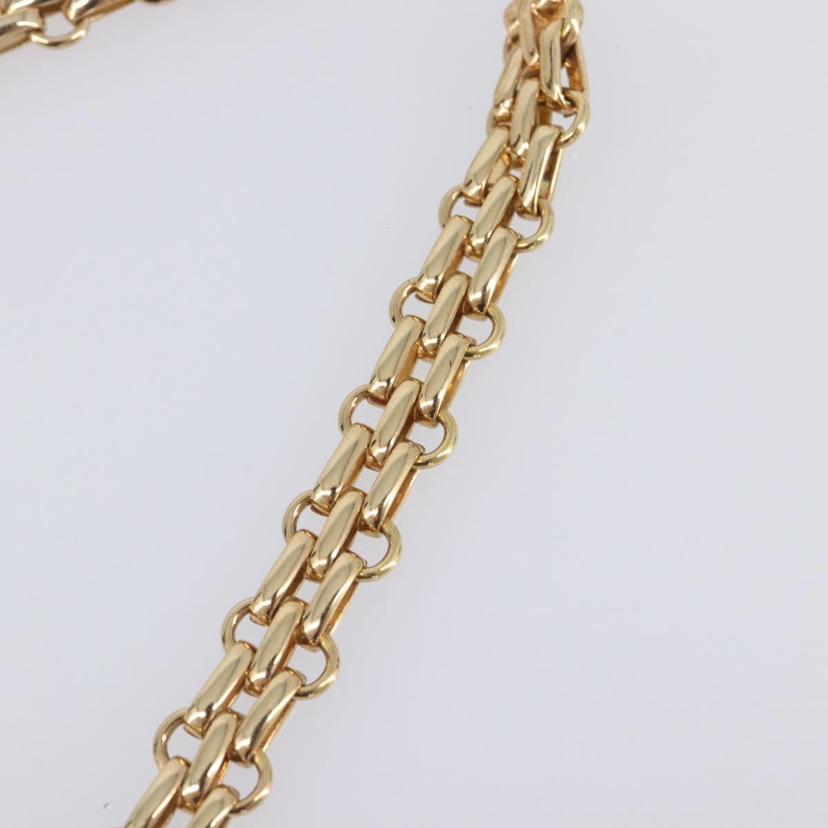 Christian Dior Necklace metal Gold Tone Auth SW2803