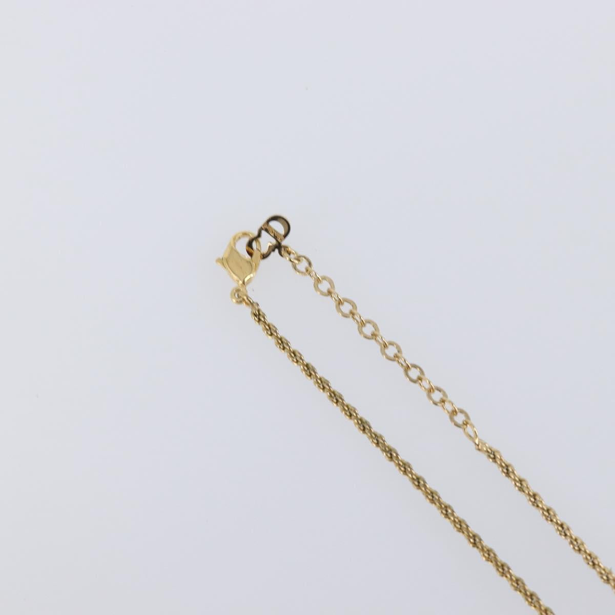Christian Dior Necklace metal 3 Set Gold Auth SW2804