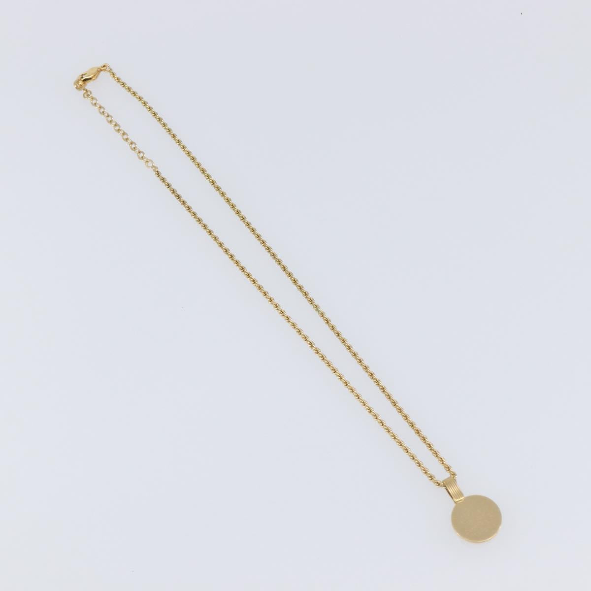 Christian Dior Necklace metal 3 Set Gold Auth SW2804
