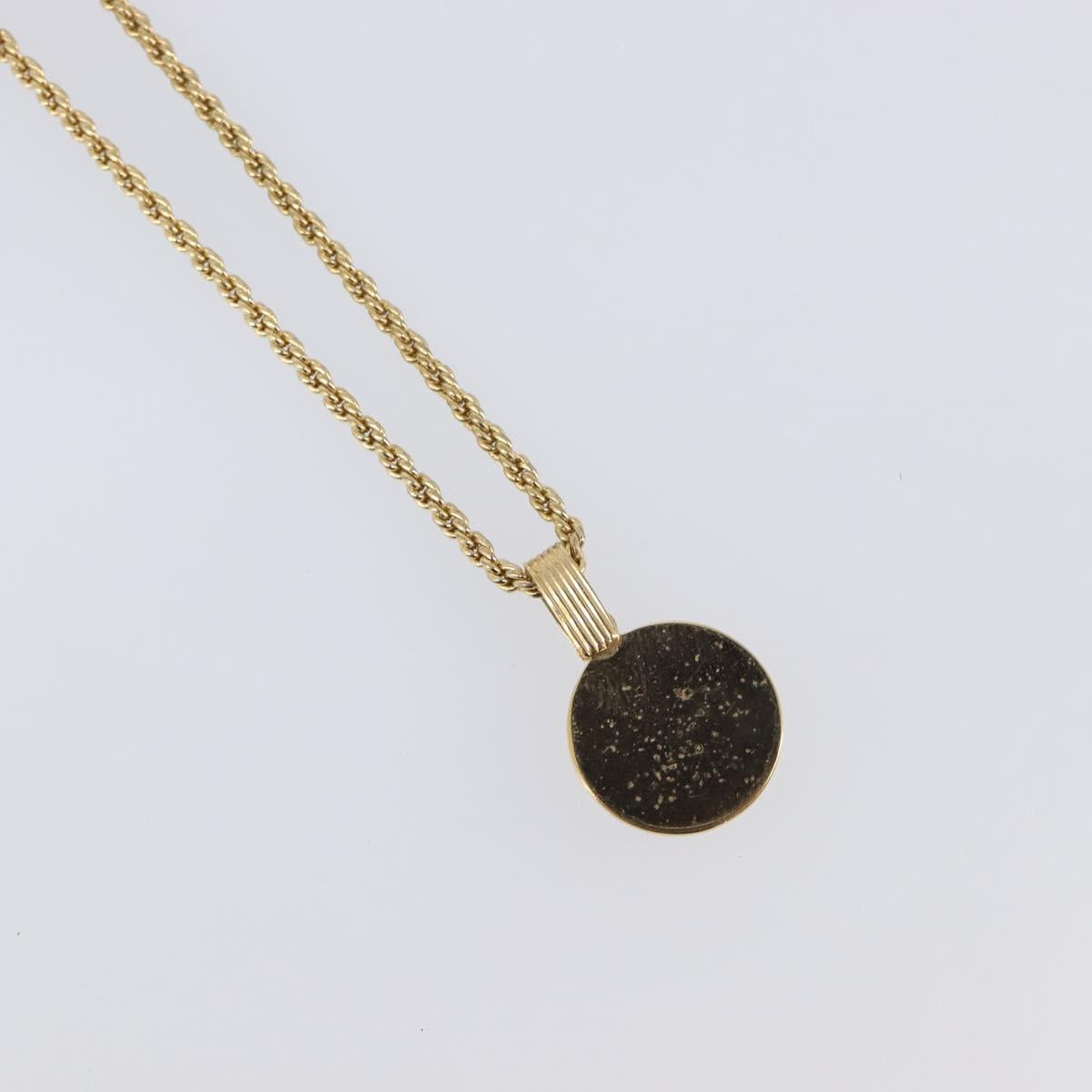 Christian Dior Necklace metal 3 Set Gold Auth SW2804