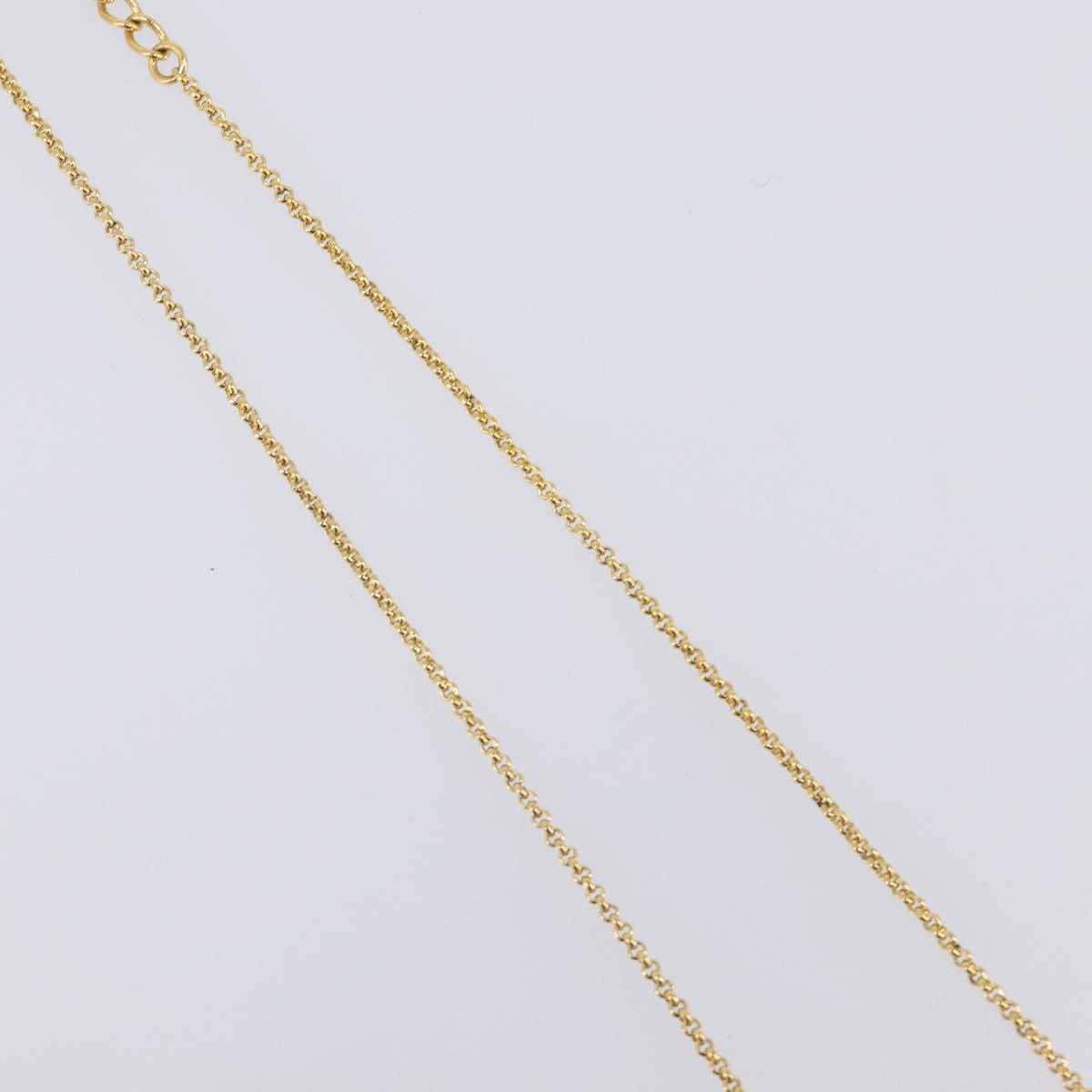 Christian Dior Necklace metal 3 Set Gold Auth SW2804