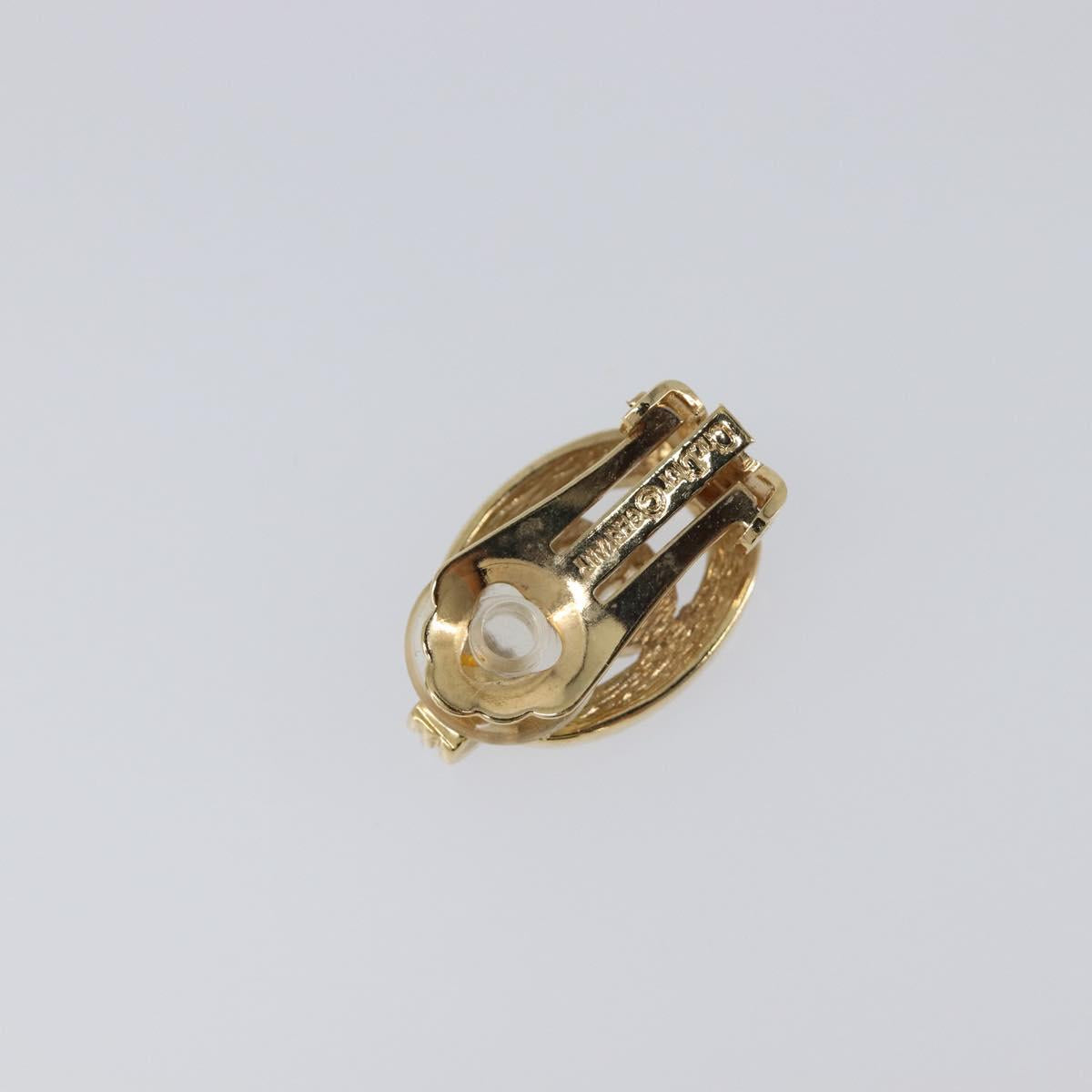 Christian Dior Earring metal Gold Tone Auth SW2805V