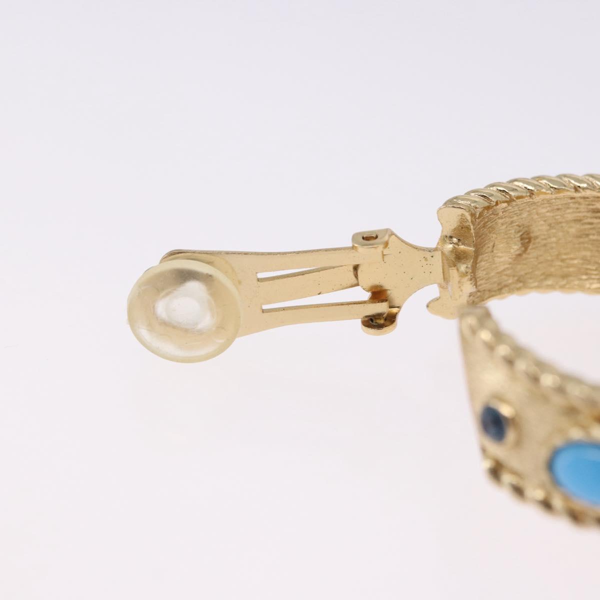 Christian Dior Earring metal 3 Set Gold Tone Auth SW2808