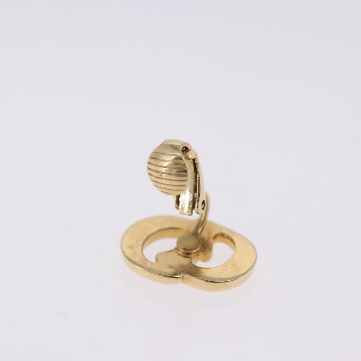 Christian Dior Earring metal 3 Set Gold Tone Auth SW2810