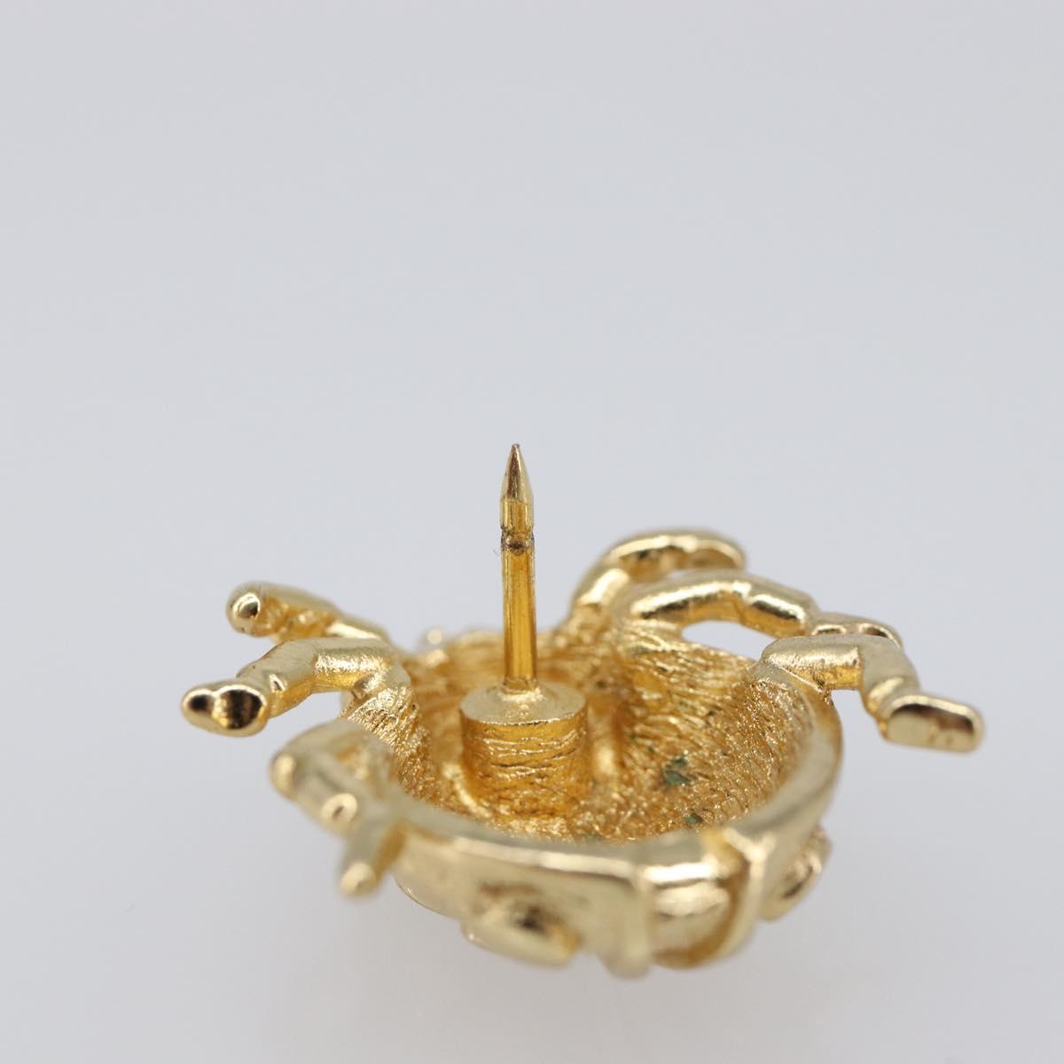 Christian Dior Ladybug Brooch metal Gold Auth SW2812