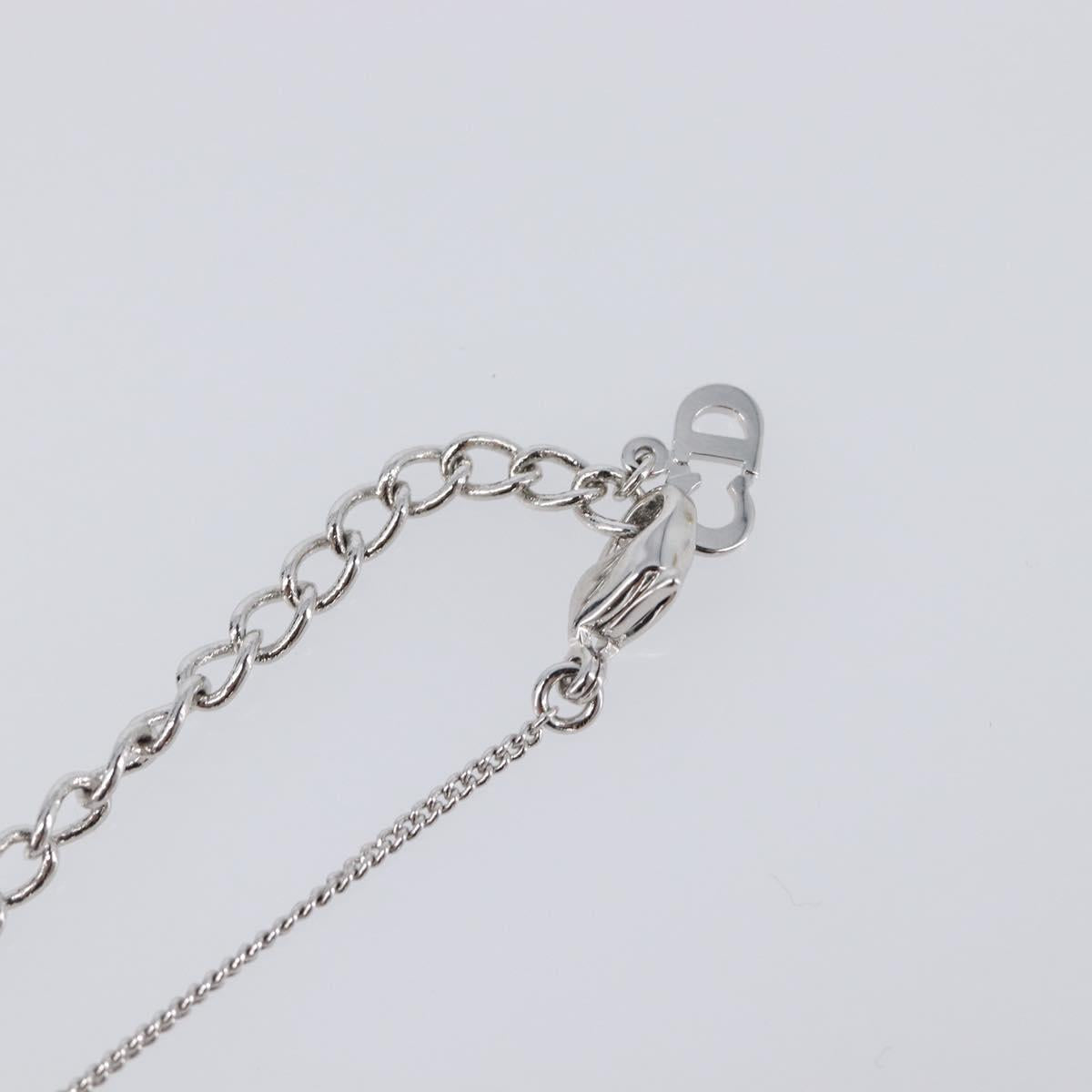 Christian Dior Apple Bracelet metal Silver Auth SW2815V
