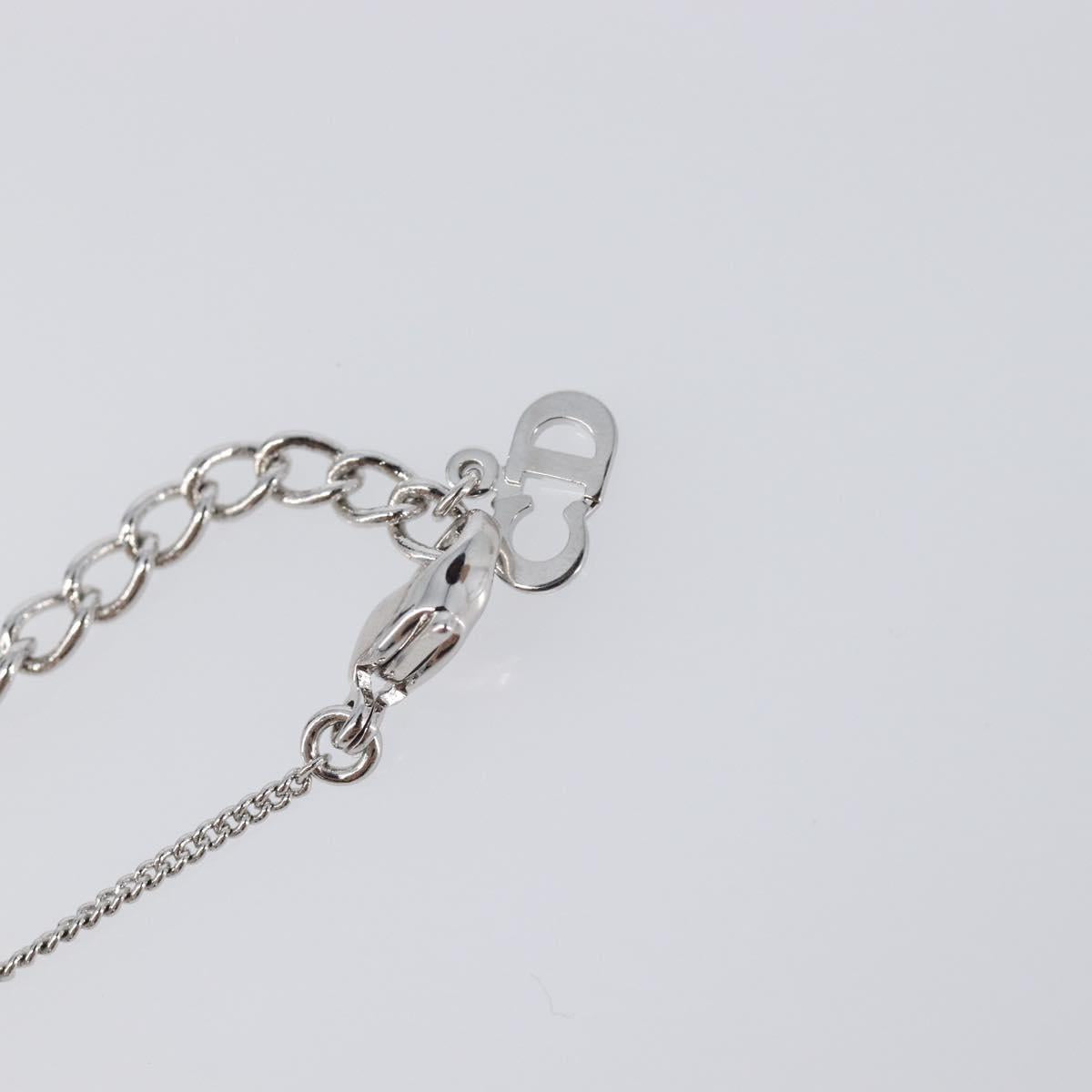 Christian Dior Apple Bracelet metal Silver Auth SW2815V