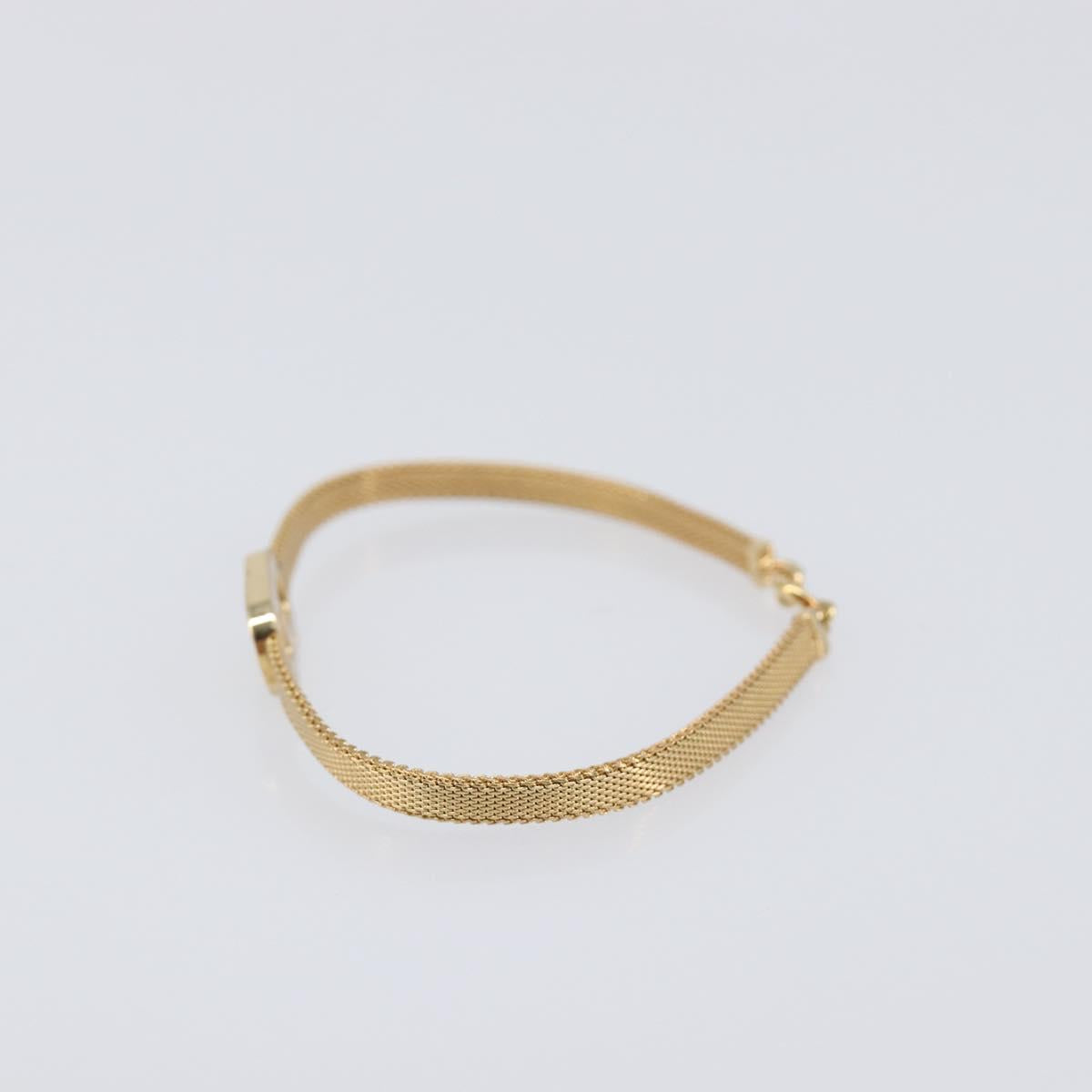 Christian Dior Bracelet metal 3 Set Gold Auth SW2817