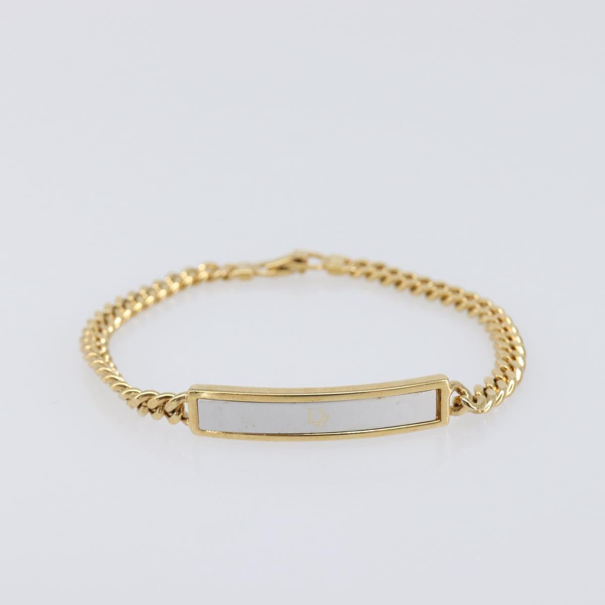 Christian Dior Bracelet metal 3 Set Gold Auth SW2817
