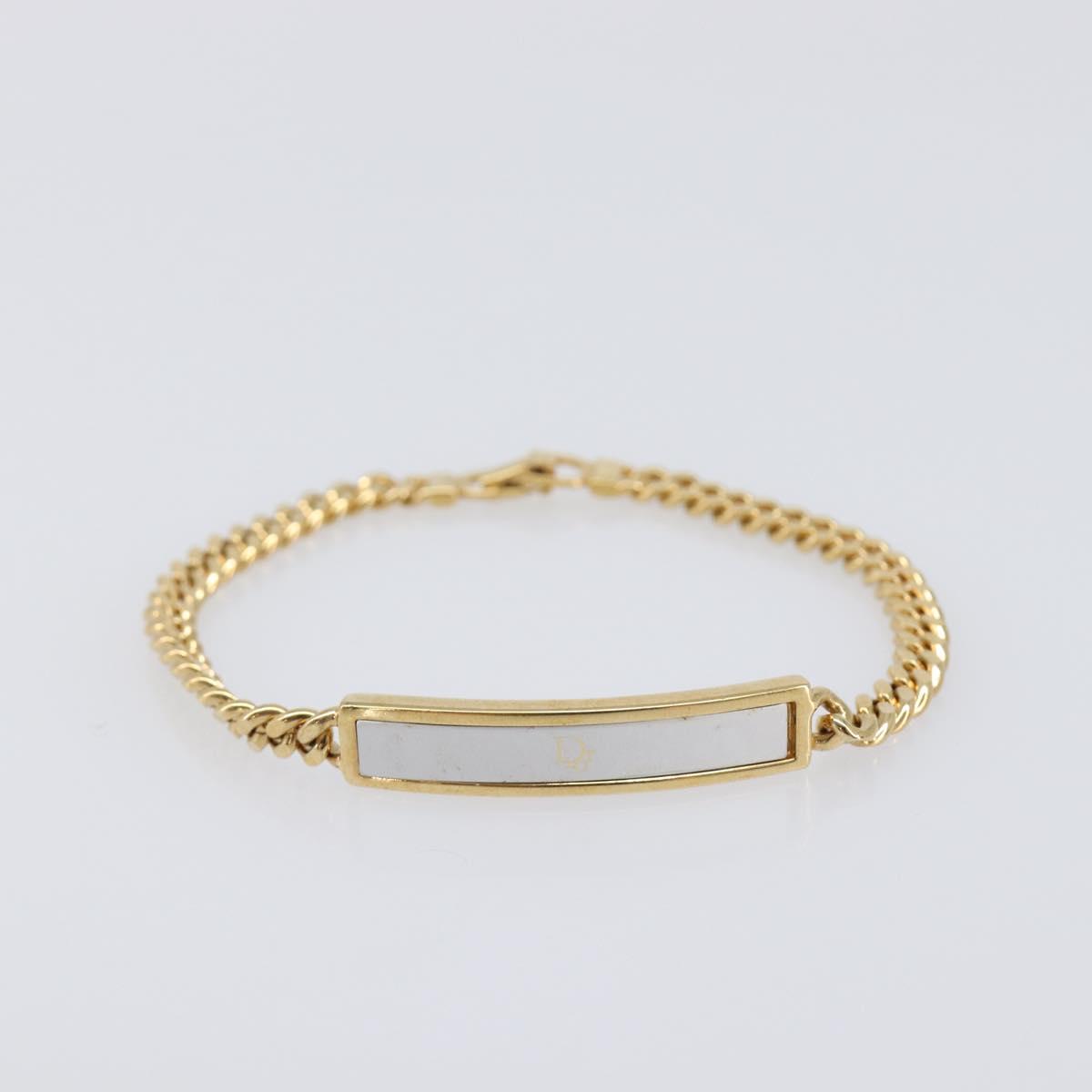 Christian Dior Bracelet metal 3 Set Gold Auth SW2817
