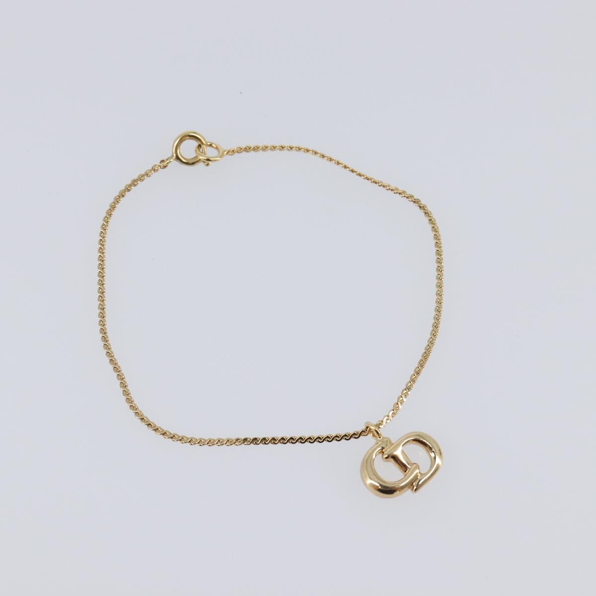 Christian Dior Bracelet metal 3 Set Gold Auth SW2817