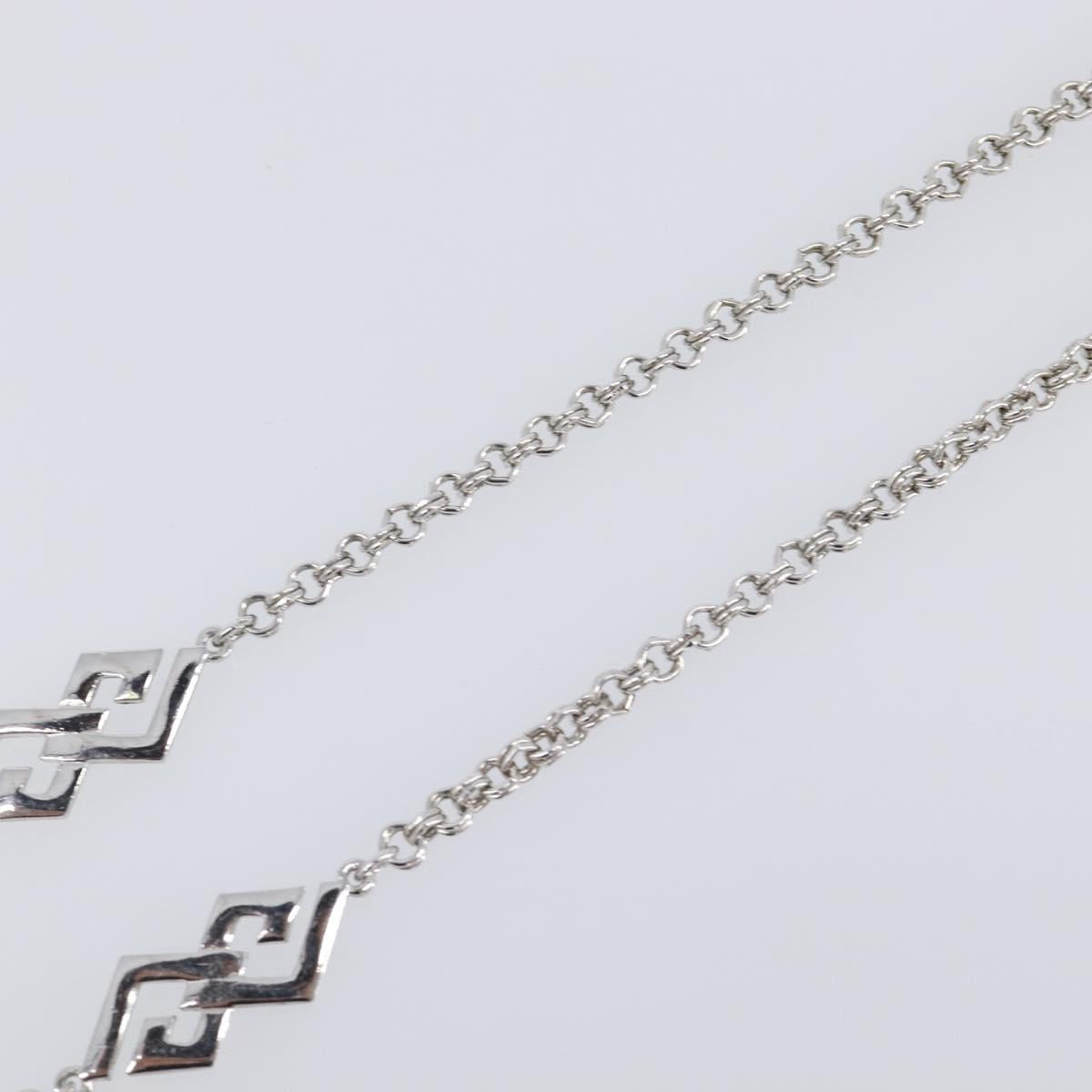 GIVENCHY Necklace metal Silver Auth SW2820