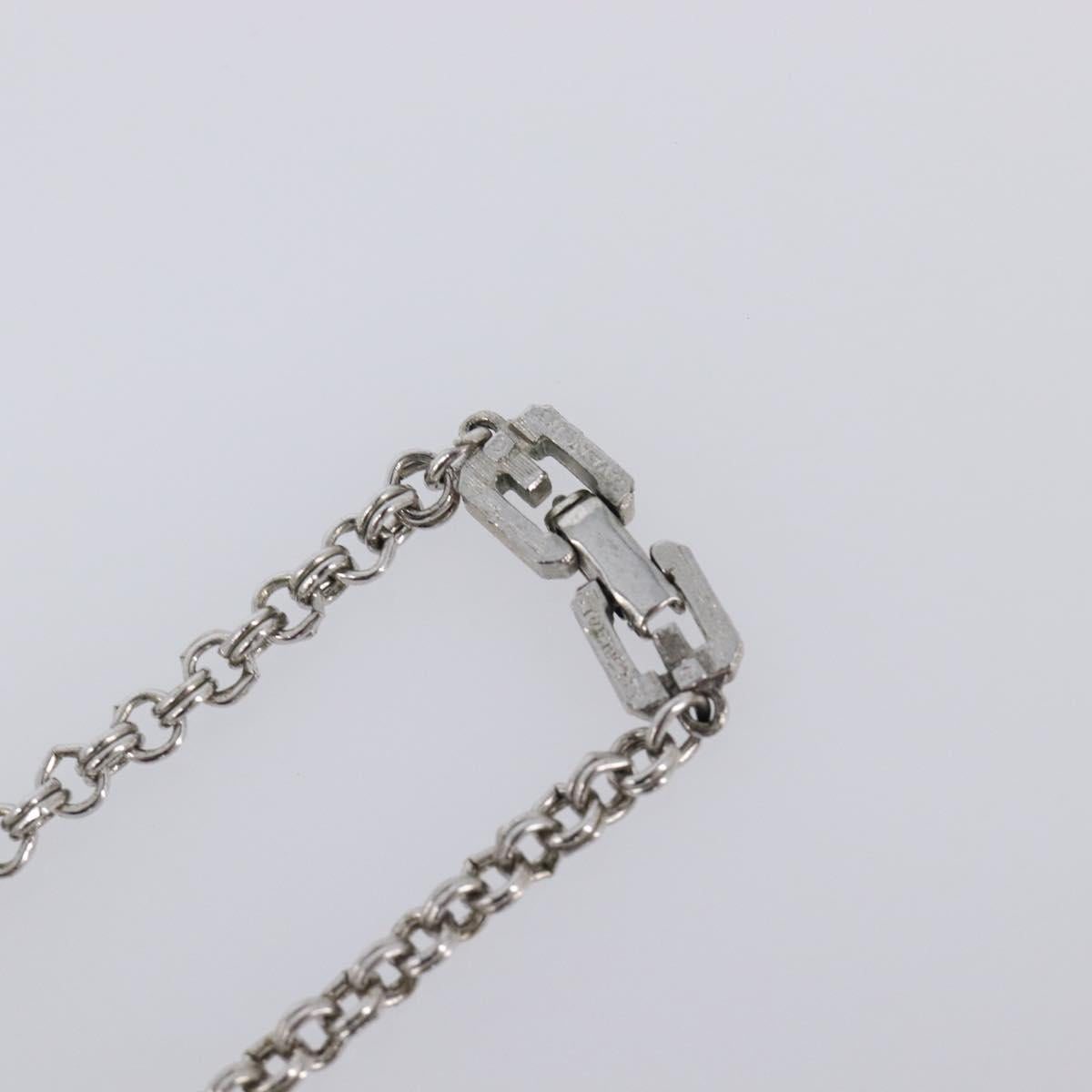 GIVENCHY Necklace metal Silver Auth SW2820
