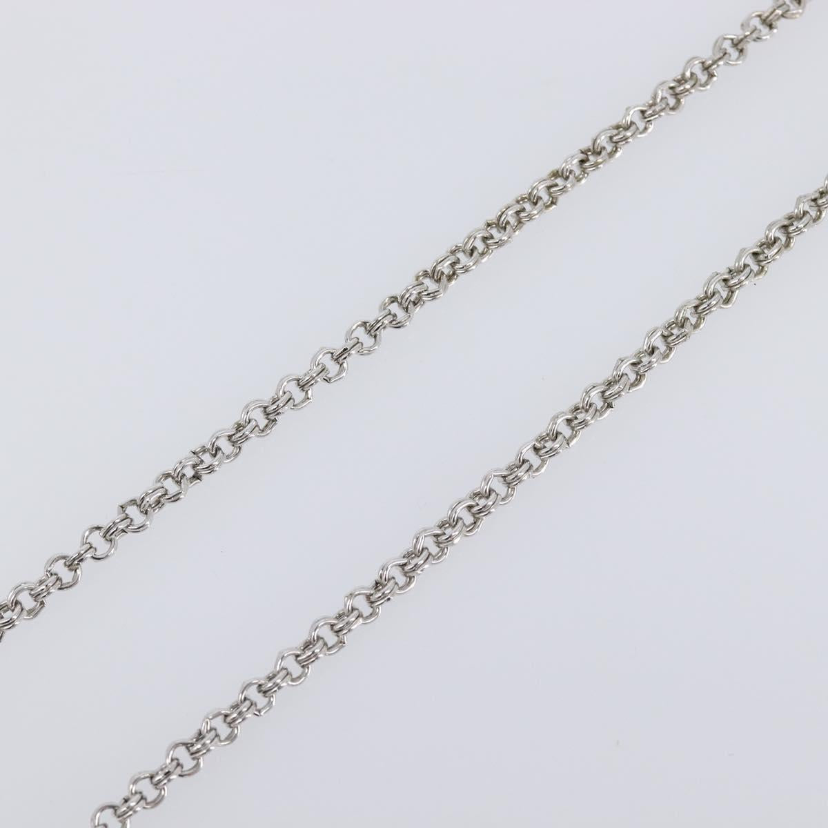 GIVENCHY Necklace metal Silver Auth SW2820