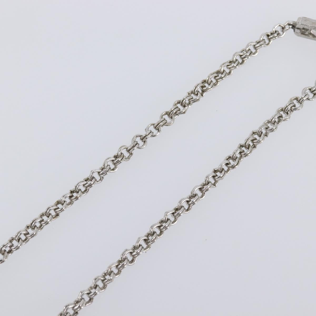 GIVENCHY Necklace metal Silver Auth SW2820