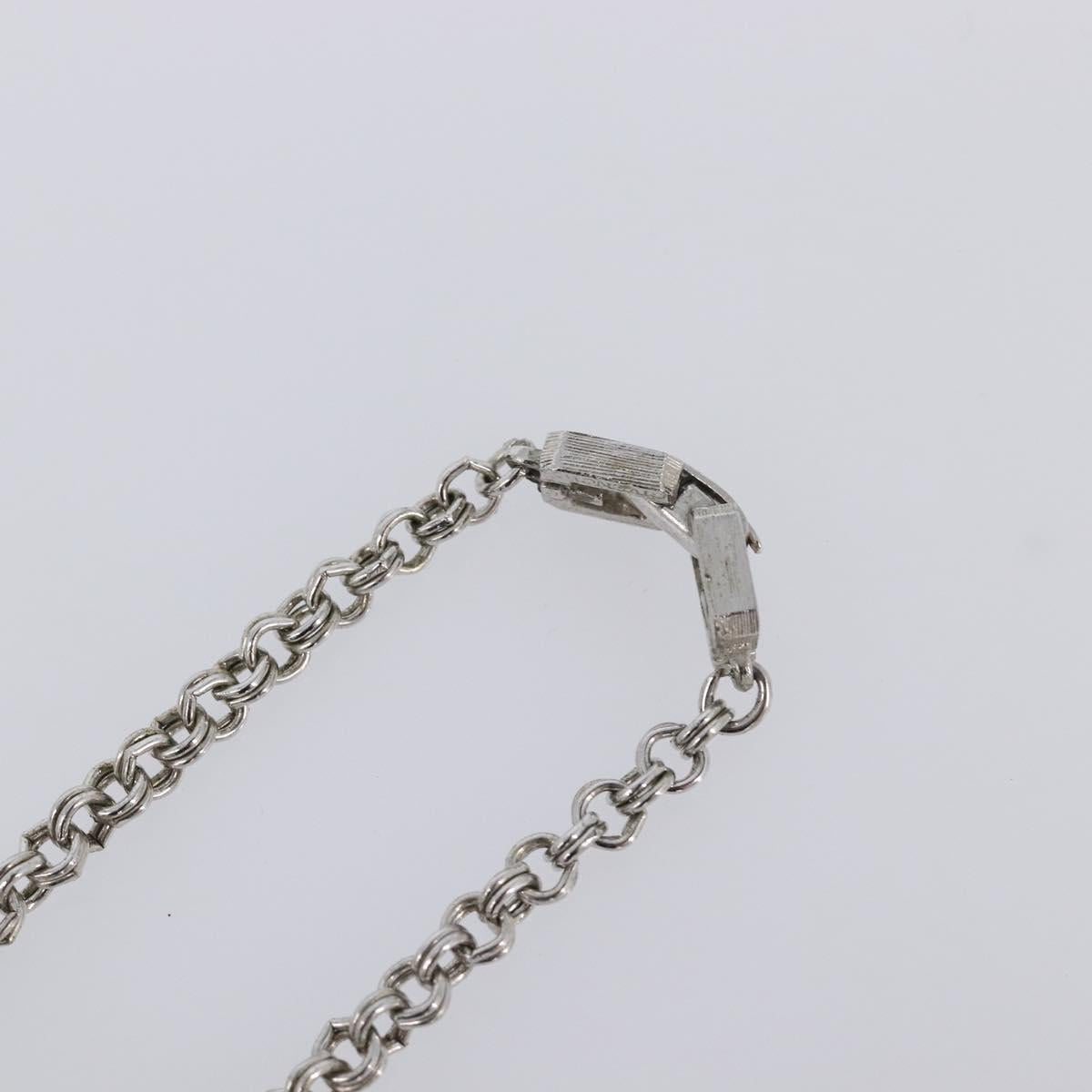 GIVENCHY Necklace metal Silver Auth SW2820