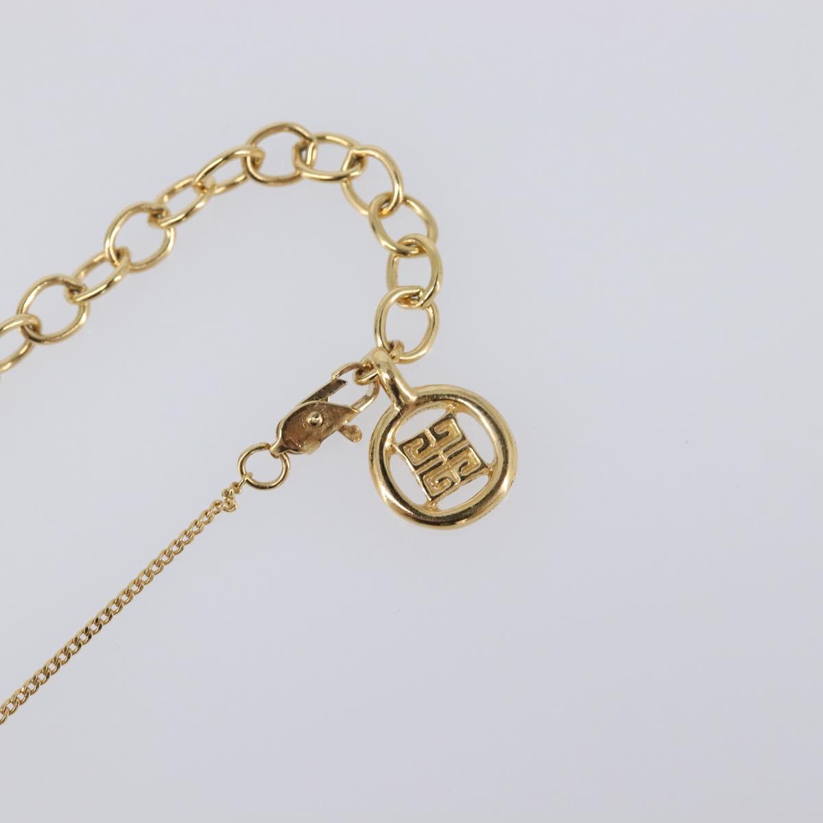 GIVENCHY Necklace metal Gold Auth SW2822