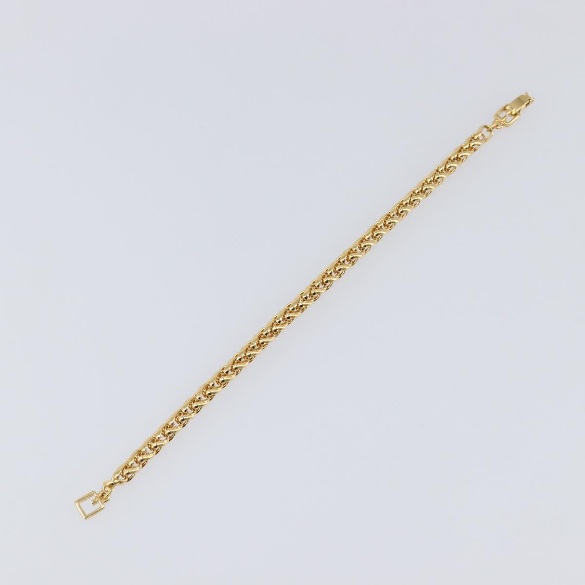 GIVENCHY Bracelet metal Gold Tone Auth SW2825