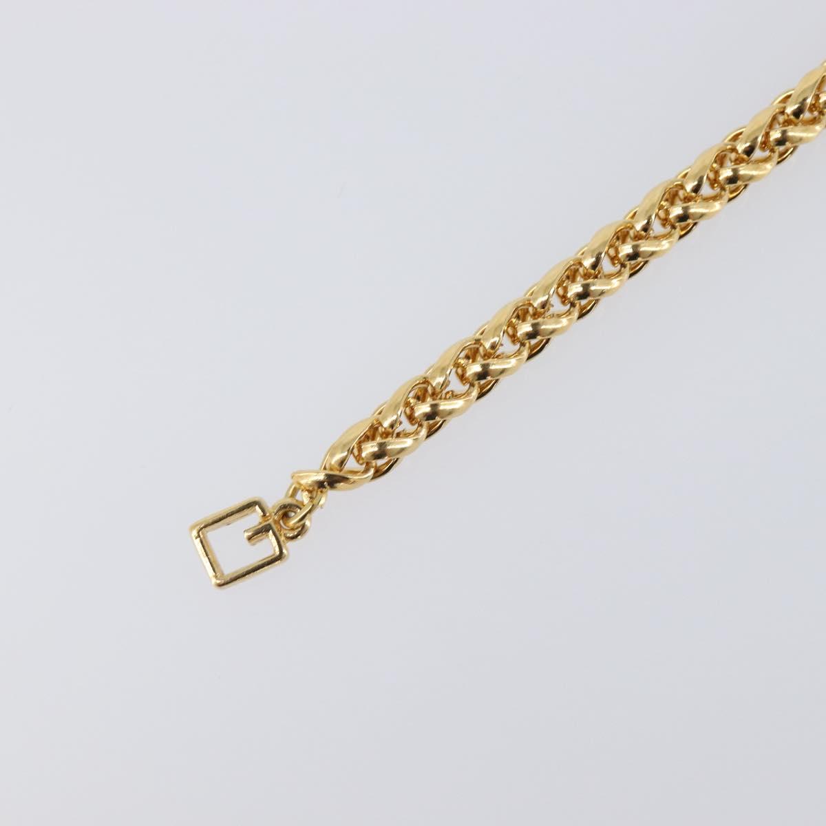 GIVENCHY Bracelet metal Gold Tone Auth SW2825