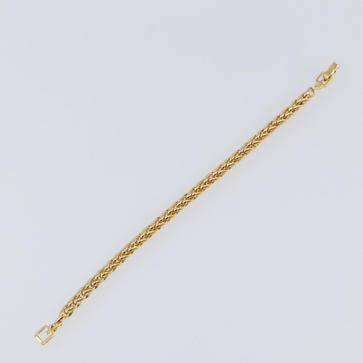 GIVENCHY Bracelet metal Gold Tone Auth SW2825