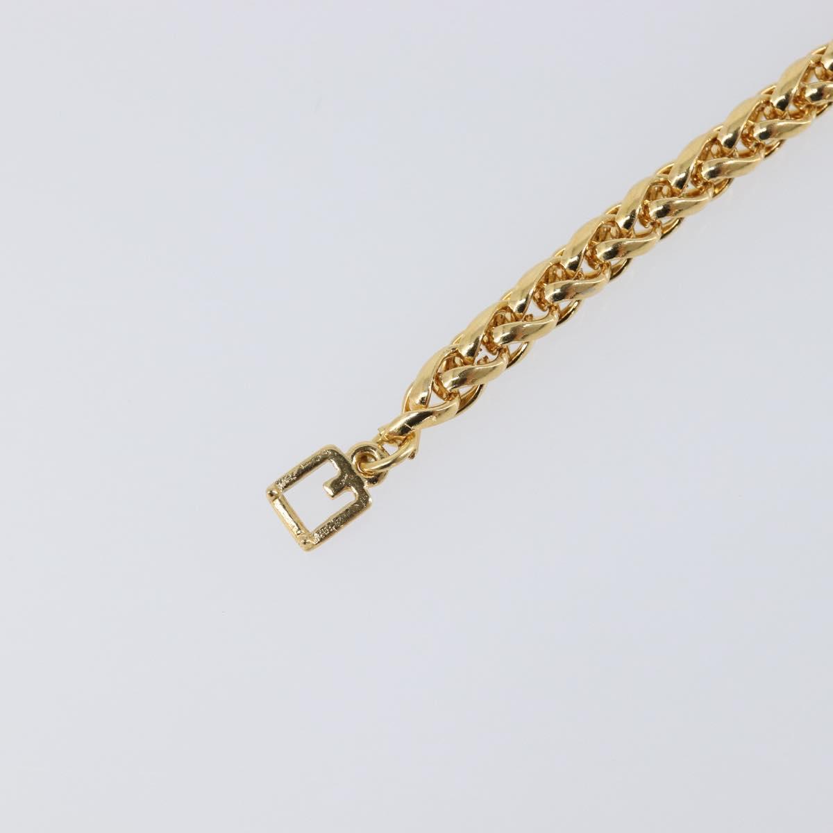GIVENCHY Bracelet metal Gold Tone Auth SW2825