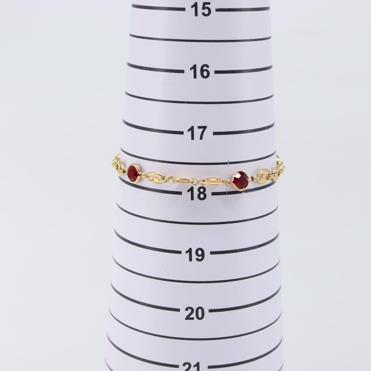 GIVENCHY Bracelet metal Gold Auth SW2826